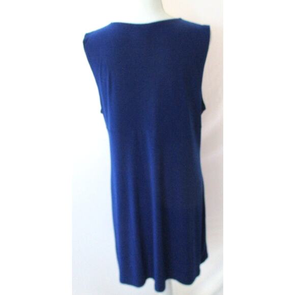 Wear Abouts Women's Blue Sleeveless Stretch Pull Over Dress Size XL - Picture 5 of 9
